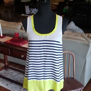 Maeve Small light weight striped tank top